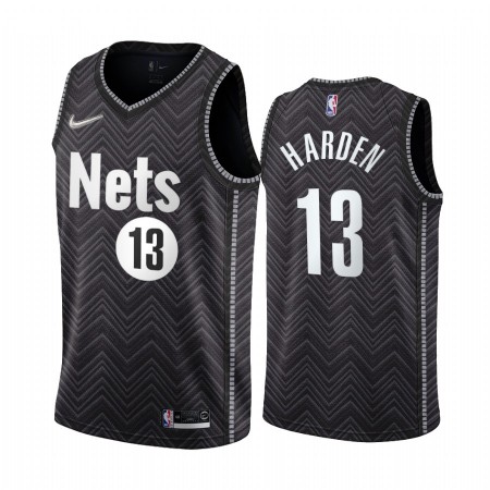 Maillot Basket Homme Brooklyn Nets James Harden 13 2020-21 Earned Edition Swingman